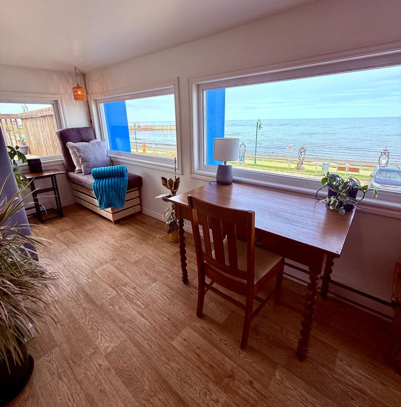 Bureau vue fleuve appartement Marée Haute